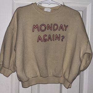 Zara original Monday Again sweater